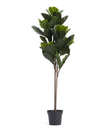 70in Faux Fiddle Leaf Tree | TJ Maxx
