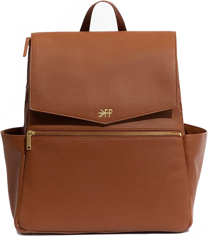Freshly Picked Classic Leather Diaper Bag Convertible Backpack Tote for Women, Multifunction Mate... | Amazon (US)