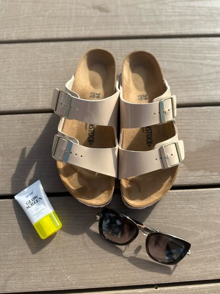 Sandals, sunscreen, and sunglasses 



#LTKshoecrush #LTKtravel #LTKswim