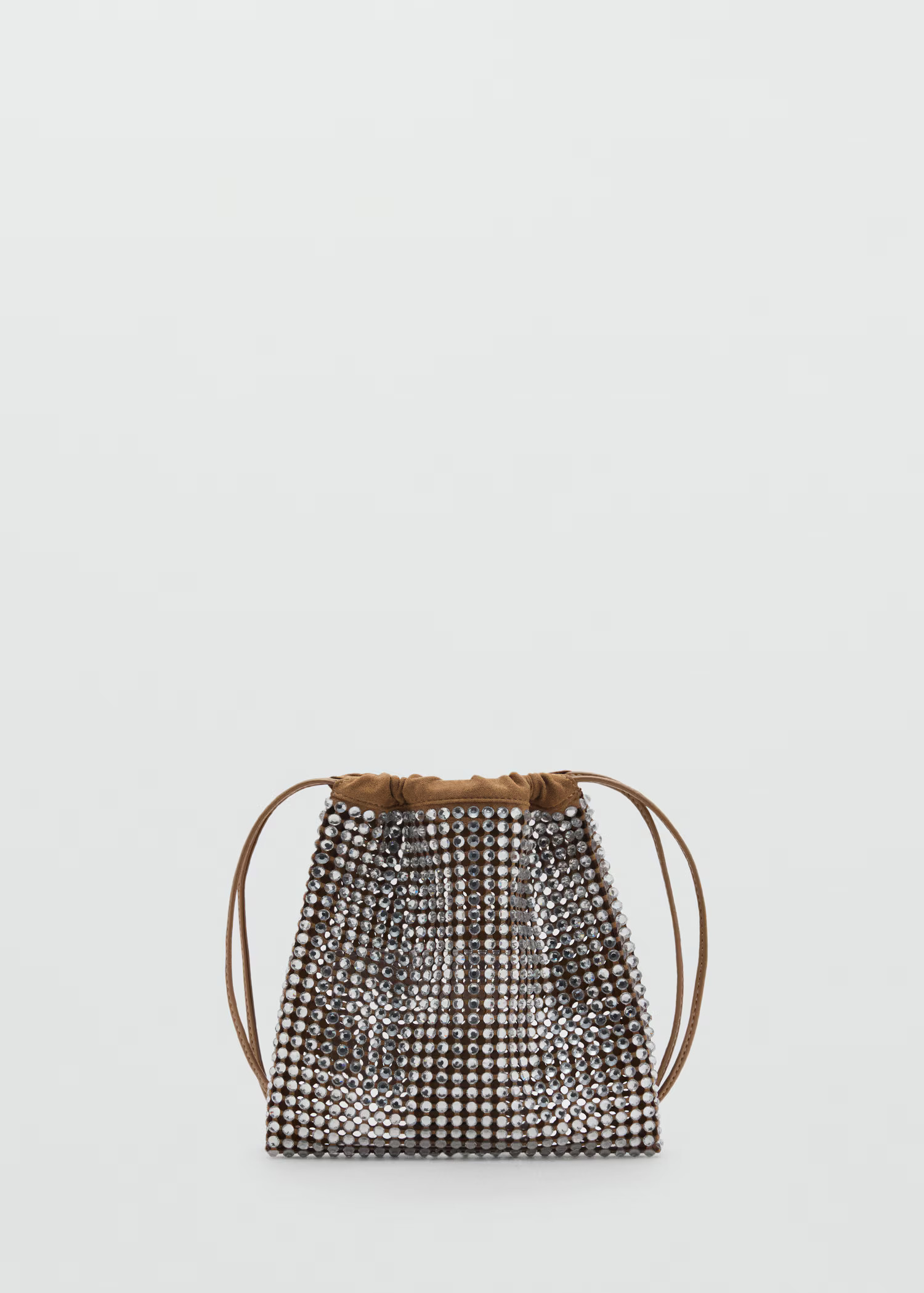 Handbag with rhinestone decoration - Women | MANGO United Kingdom | MANGO (UK)