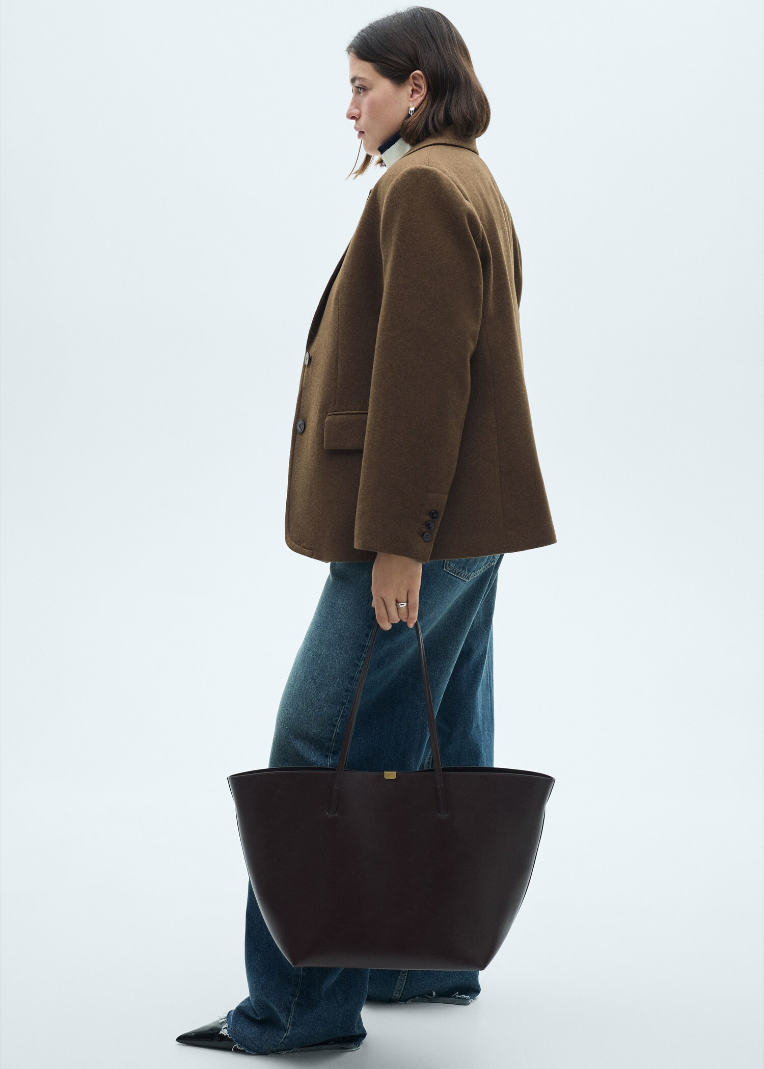 Veste laine poches - Femme | MANGO France métropolitaine | Mango EU