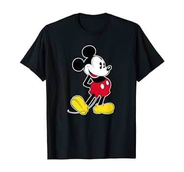 Disney Mickey Mouse Classic Pose T-Shirt | Amazon (US)