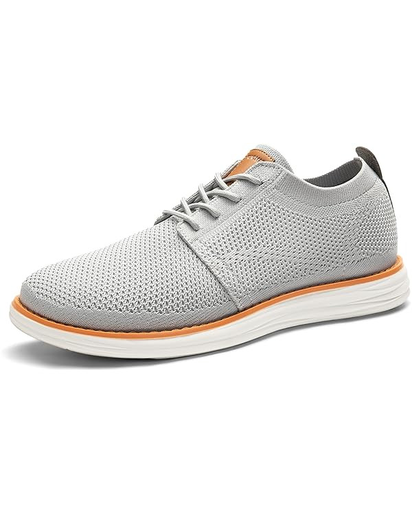 Bruno Marc Men's KnitFlex Breeze Mesh Sneakers Oxfords Lace-Up Lightweight Casual Walking Shoes | Amazon (US)
