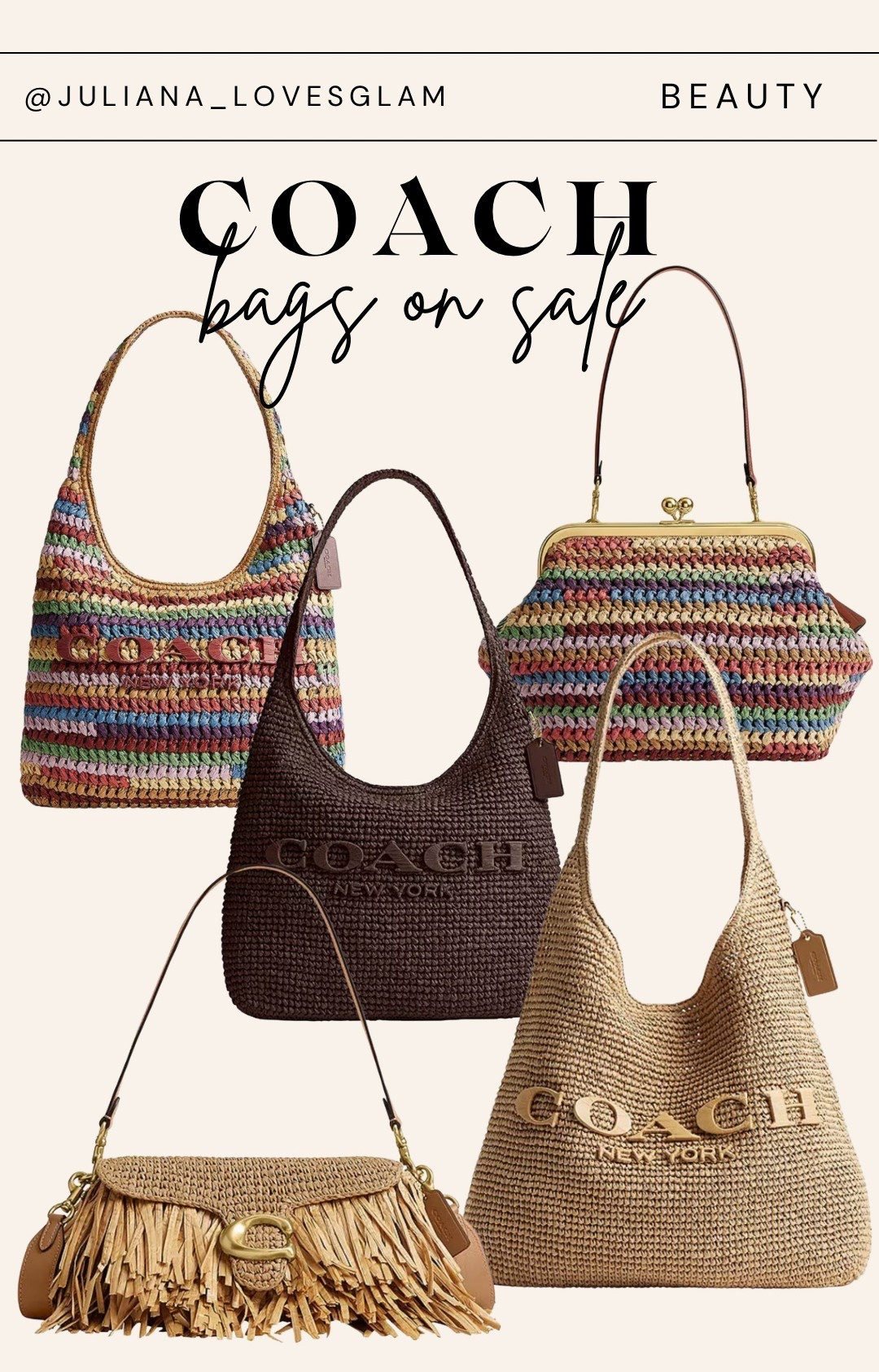 The summer bags on sale’ 🚨 #coachbag #summerbag

#LTKSaleAlert