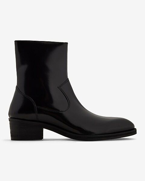 Genuine Leather Low Heeled Chelsea Boot | Express