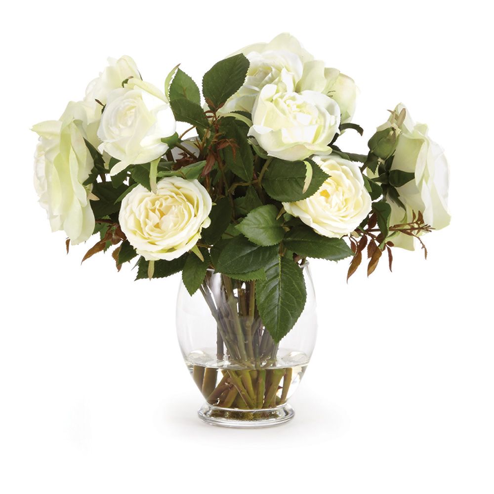 Barclay Butera Garden Rose Arrangement In Vase | Scout & Nimble