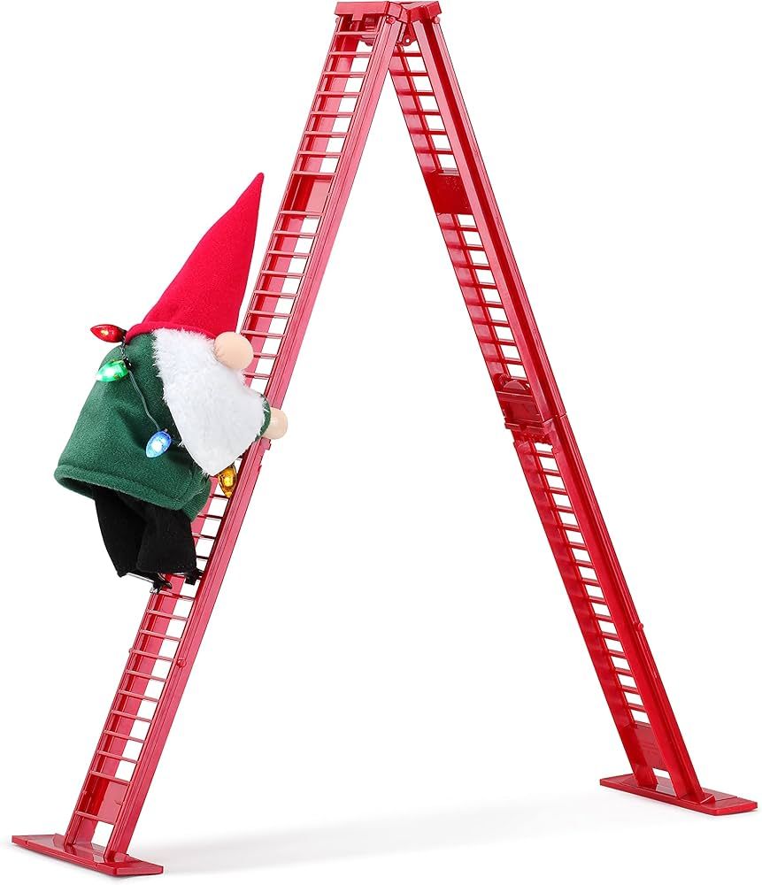 Mr. Christmas Miniature Super Climber Musical Animated Indoor Christmas Decoration, 17 Inches, So... | Amazon (US)