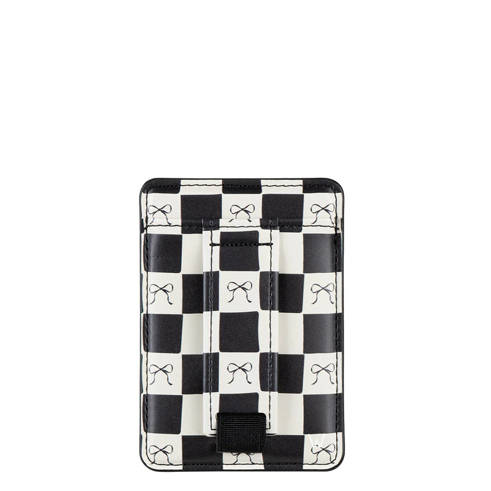 Bow Noir Magnetic Wallet | Walli Cases