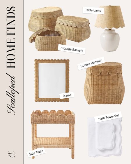 New cute scalloped home finds! 

#LTKhome