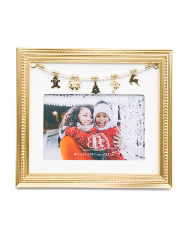 6x4 Holiday Charm Garland Tabletop Picture Frame | Marshalls