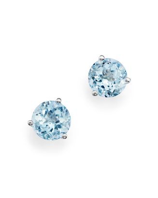Bloomingdale's Gemstone Stud Earrings in 14K Gold - 100% Exclusive Jewelry & Accessories - Bloomi... | Bloomingdale's (US)