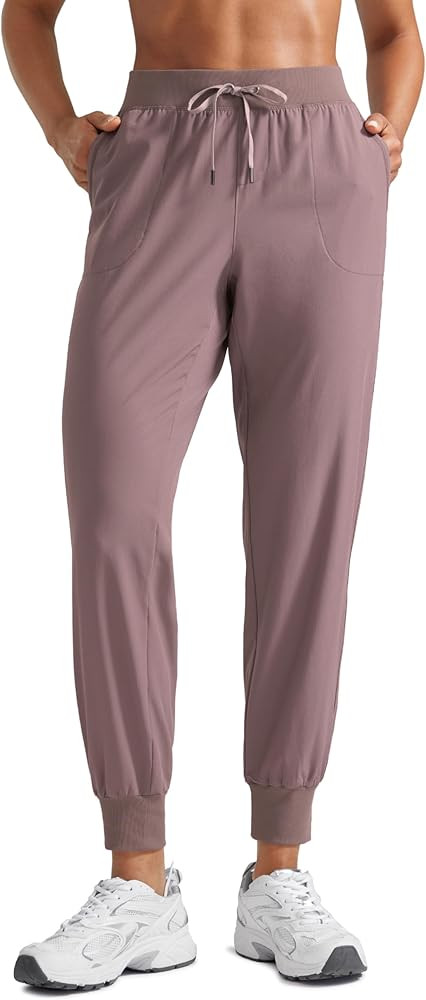 CRZ YOGA Women's Lightweight Workout Joggers 27.5" - Travel Casual Outdoor Running Athletic Track... | Amazon (US)
