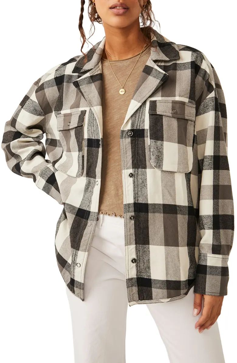 Izzy Buffalo Check Flannel Shirt | Nordstrom