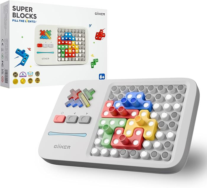 GiiKER Super Blocks STEM Toys \u2013 Pattern Matching Puzzle Game with 1000+ Challenges, Brain Te... | Amazon (US)