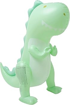 Sunnylife Inflatable Giant Mint Green Dinosaur Backyard Garden Sprinkler, Premium Inflatable, Out... | Amazon (US)