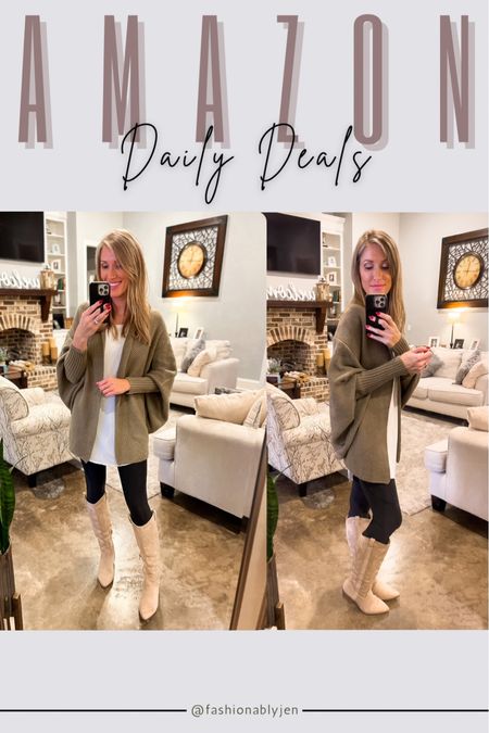 This batwing cardigan is on sale! I would size up if you want a more oversized fit

Fall fashion, fall outfit

#LTKsalealert #LTKBacktoSchool #LTKSeasonal