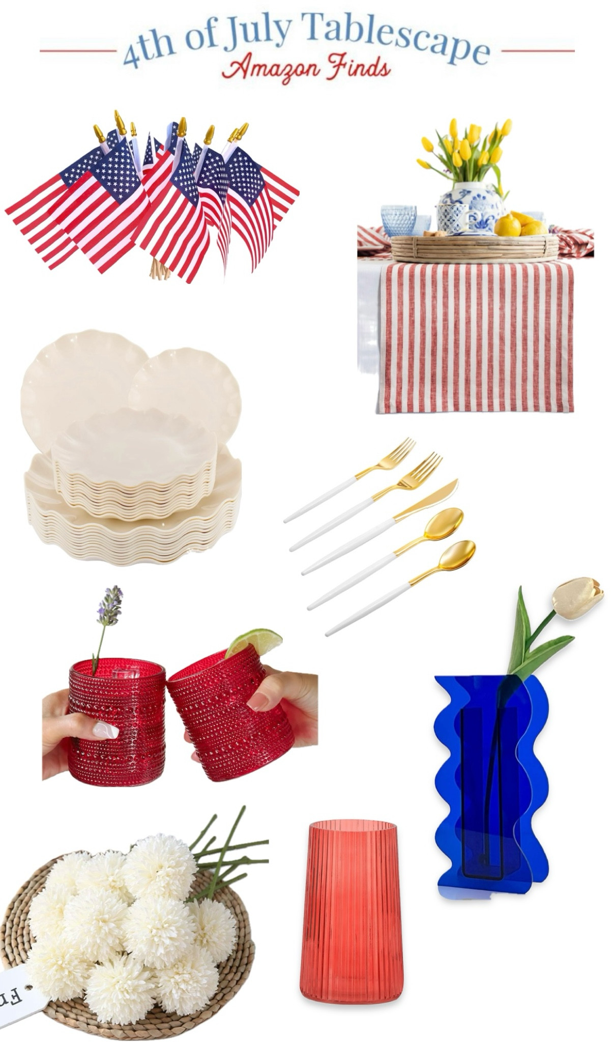 Last minute Amazon 4th of July tablescape that ALL arrives before Thursday with prime✨

#LTKParties #LTKSaleAlert #LTKSeasonal