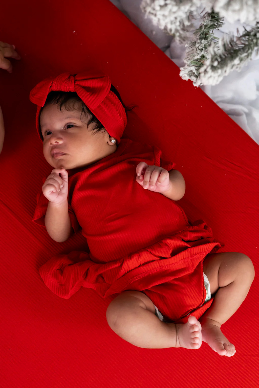 RED RIB DREAM BOW | Dream Big Little Co.