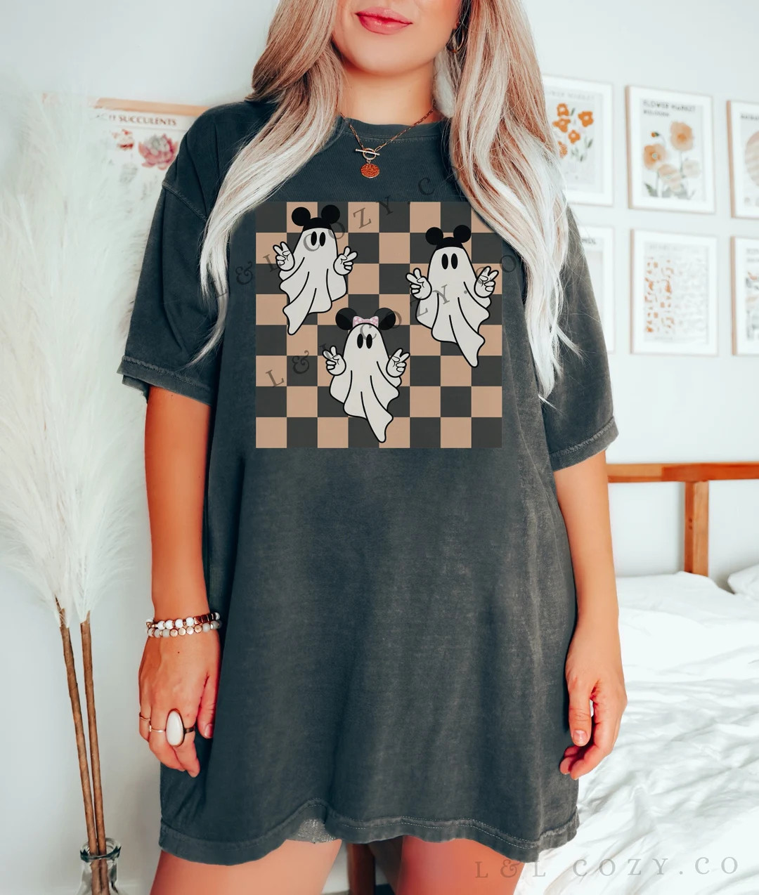 Spooky Mouse and Friends Comfort Colors® Shirt, Mickey Boo Halloween Shirt, Pumpkin Mickey, Disn... | Etsy (US)