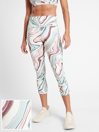 Ultimate Stash Pocket Printed Capri | Athleta