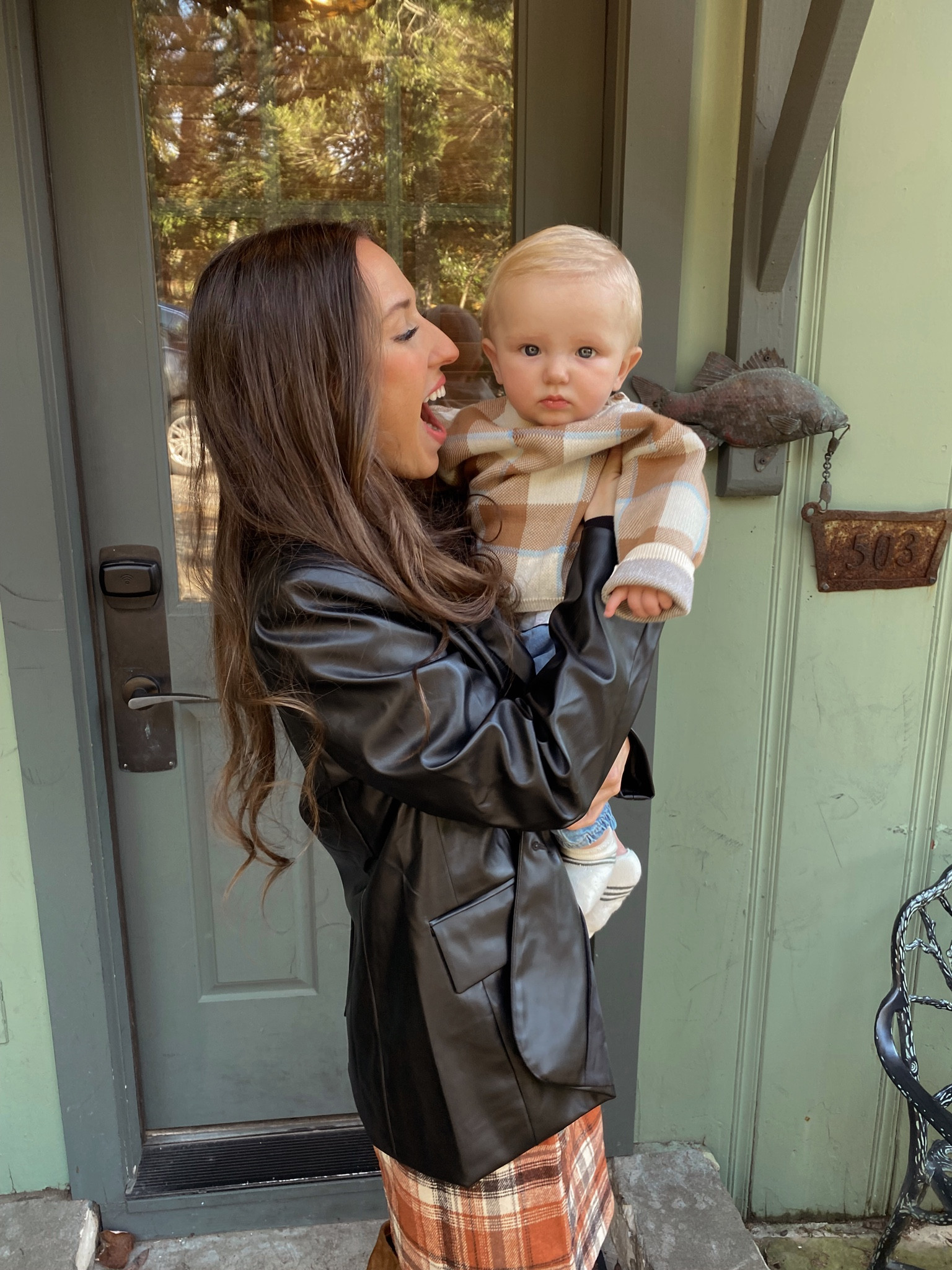 baby boy fall outfit, baby boy sweater, baby thanksgiving outfit, baby fall pictures outfit, family fall outfits, mini skirt outfit fall, plaid mini skirt, leather jacket fall outfit 

#LTKbaby #LTKkids #LTKSeasonal