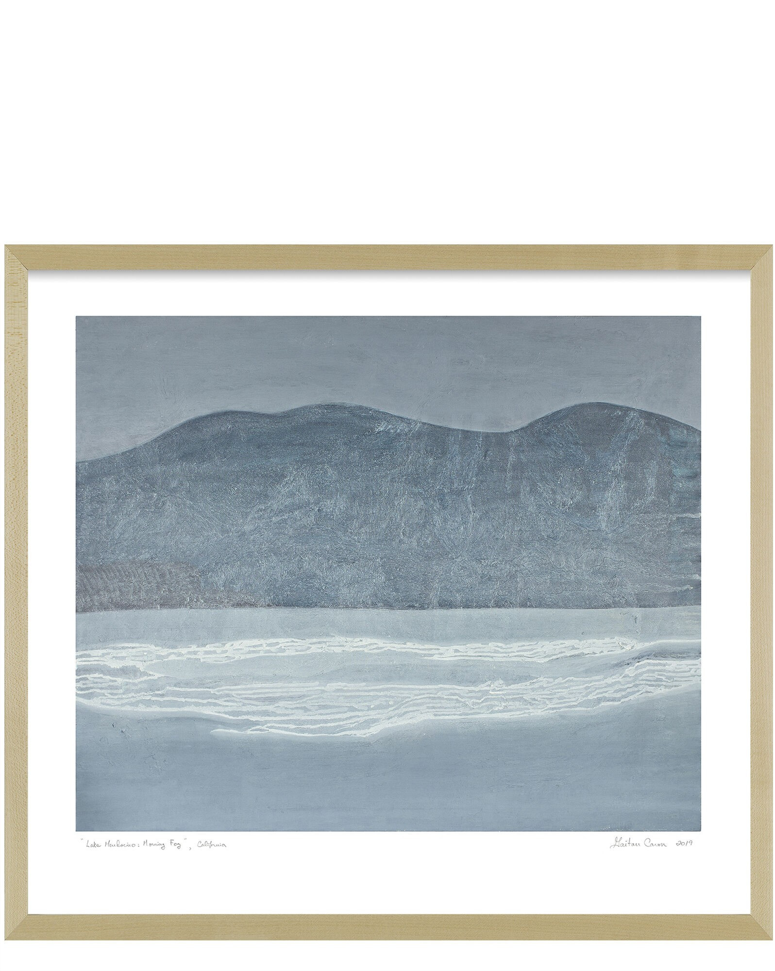 "Lake Mendocino: Morning Fog" by Gaetan Caron | Serena and Lily