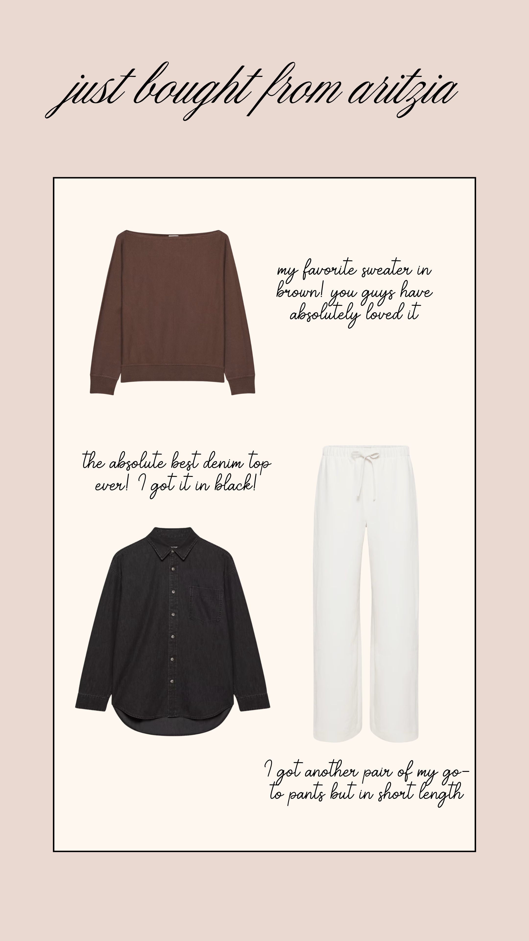 just bought from aritzia (you might have early access to black friday once you sign into your account!)  

 #LTKCyberWeek #LTKSaleAlert