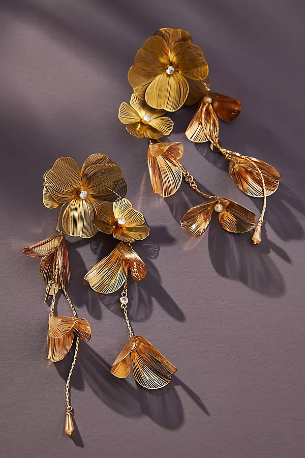 Floral Drop Earrings | Anthropologie (US)
