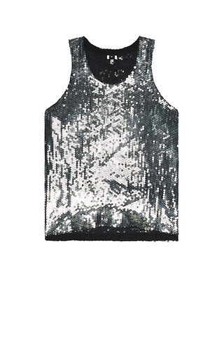 Sequin Georgette Tank | FWRD 