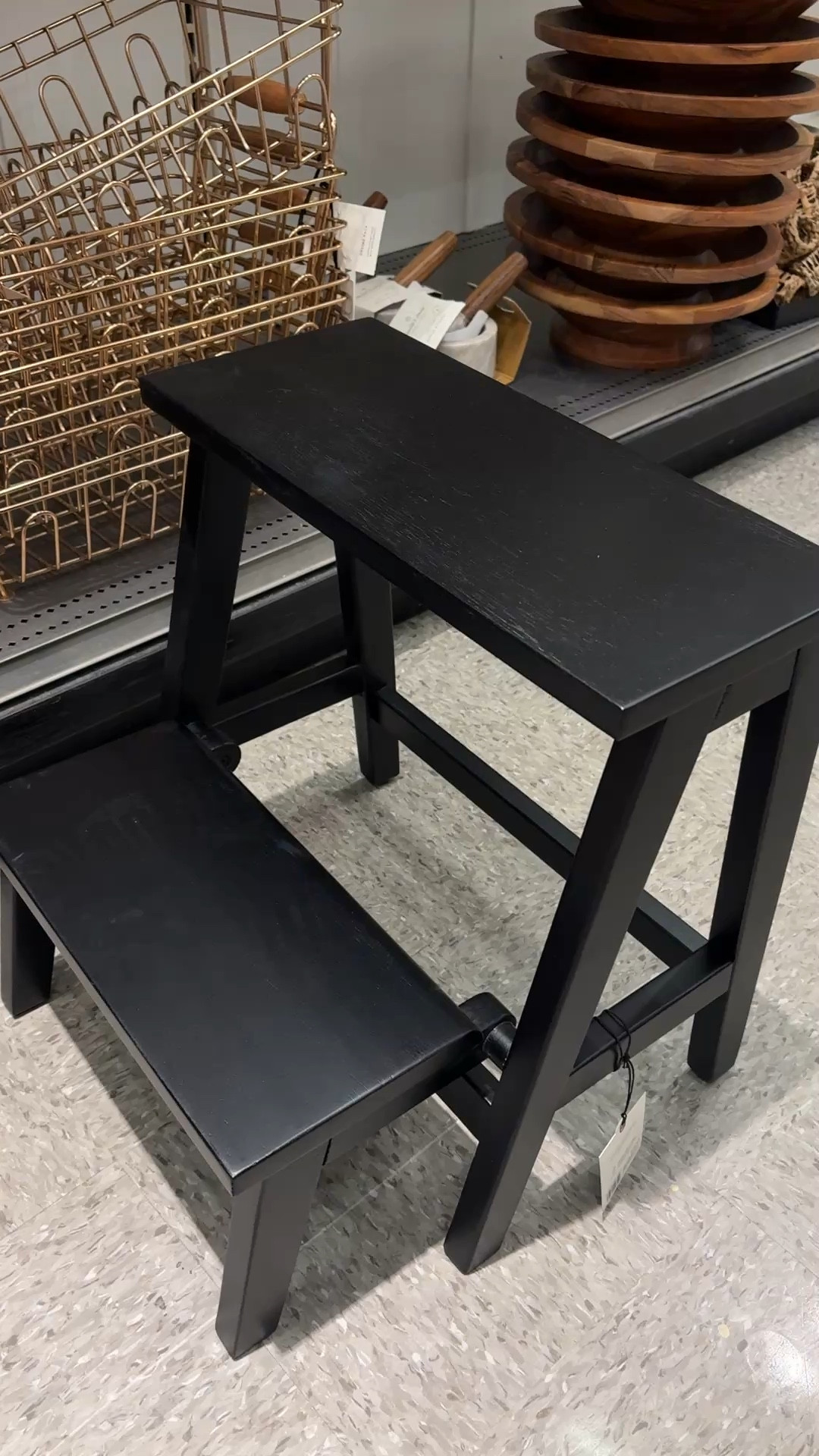Black, stepping stool, great for making use of smaller kitchens and spaces. Aesthetic and pretty stepping stool.

Kitchen stool, target, target find, target haul, hearth and hand

#LTKHoliday #LTKSaleAlert #LTKHome