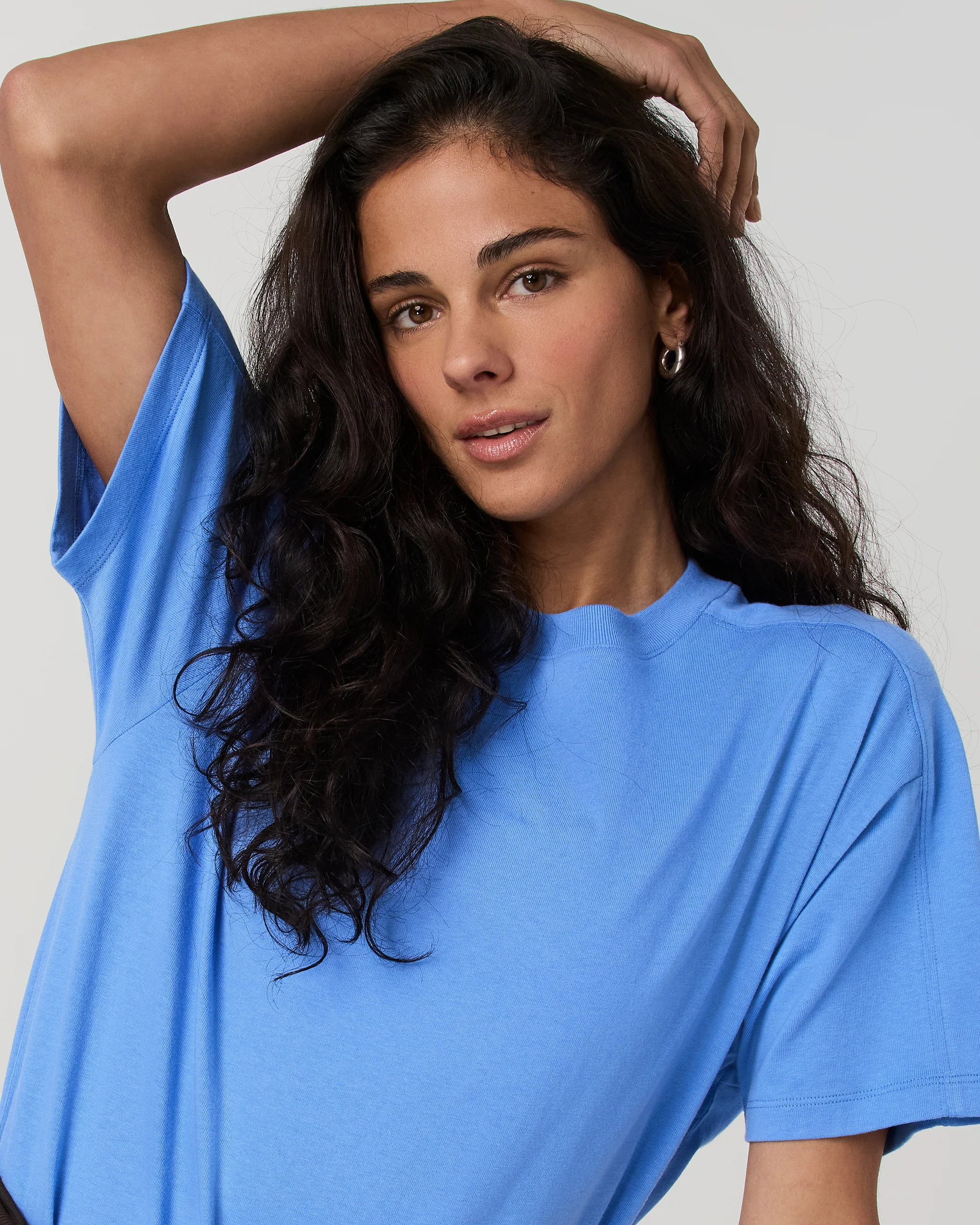 Short Sleeve Heavyweight Oversized Cotton Tee – Riviera Blue – Vuori | Vuori Clothing (US & Canada)