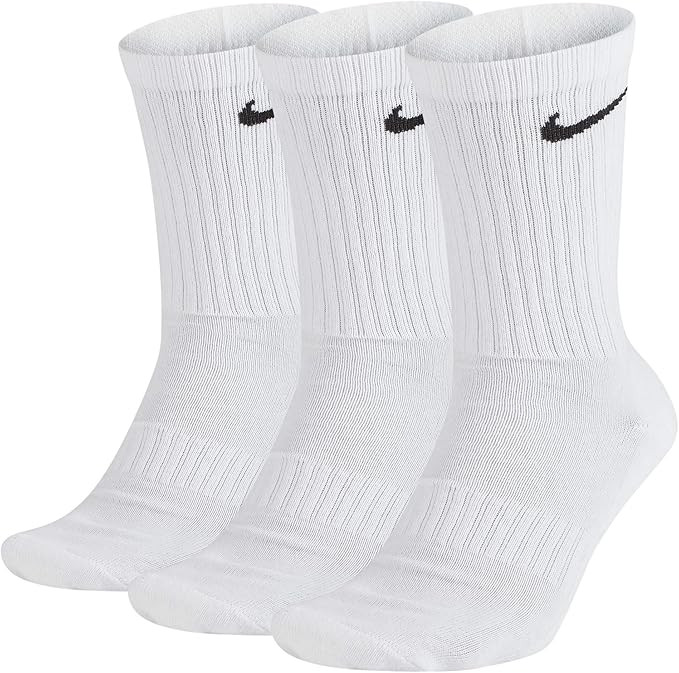 Nike Women's Everyday Max Cushion Training Crew Sock (3 Pair) | Amazon (US)