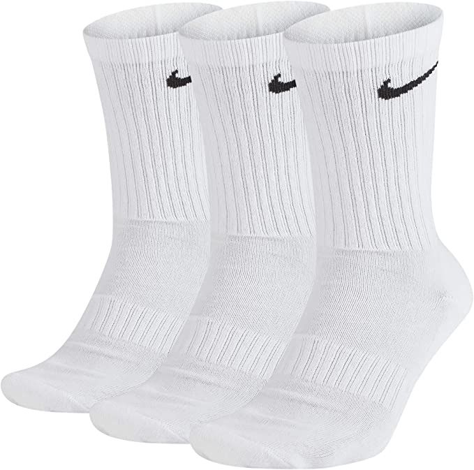 Nike Women's Everyday Max Cushion Training Crew Sock (3 Pair) | Amazon (US)