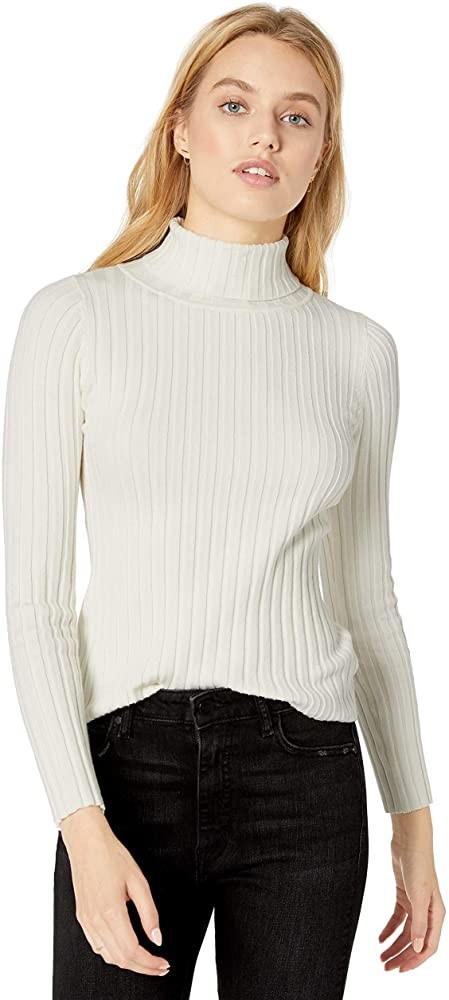 The Drop Women's Amy Fitted Turtleneck Ribbed Sweater | Amazon (US)