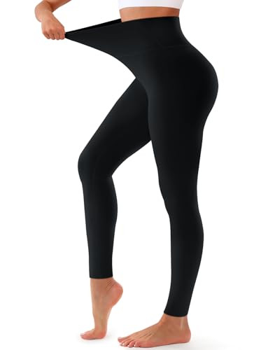 Bluemaple High Waisted Leggings for Women - Tummy Control Pants Non See Through Workout Soft Yoga... | Amazon (US)