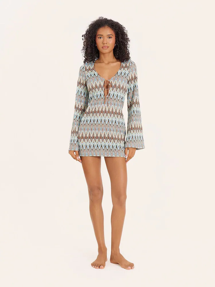 4th & Reckless Blue Sandi Dress | Next US