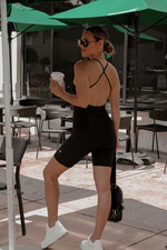 Roam Free Sport Onesie in Black | lauren nicole