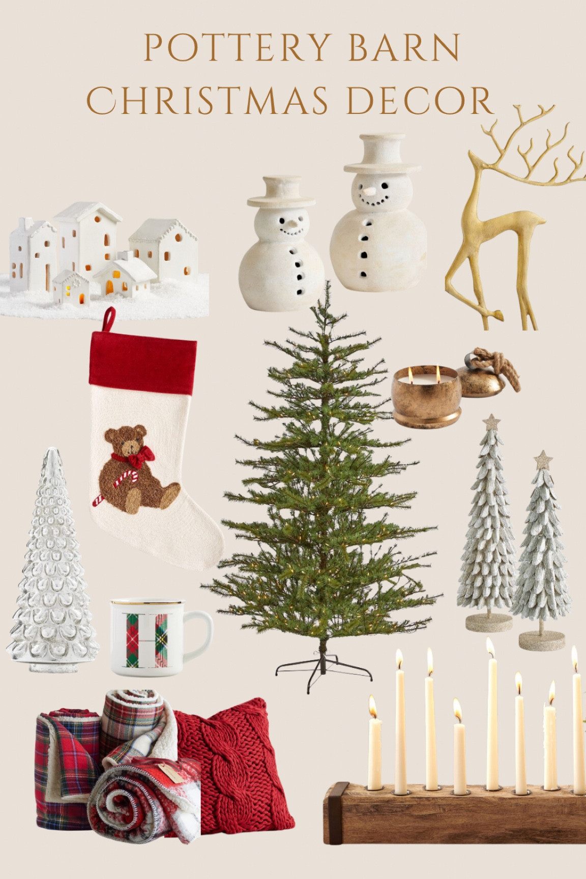 Pottery barn Christmas decor
Christmas home decor 


#LTKHome #LTKSeasonal #LTKHoliday
