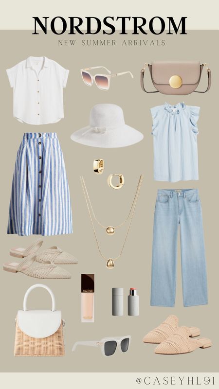 New summer arrivals at Nordstrom! Grab your summer wardrobe essentials! So many cute items for any occasion! 

#LTKSeasonal #LTKbeauty #LTKstyletip