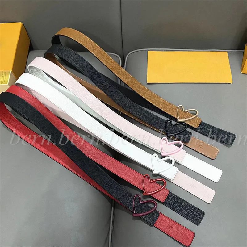 Premium Leather Fashion Love Shaped Buckle Belt Width 3.0cm Women's Belts With Gift Box | DHGate