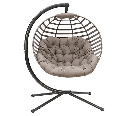 Hanging Swing Chair with Stand by Flower House - QVC.com | QVC