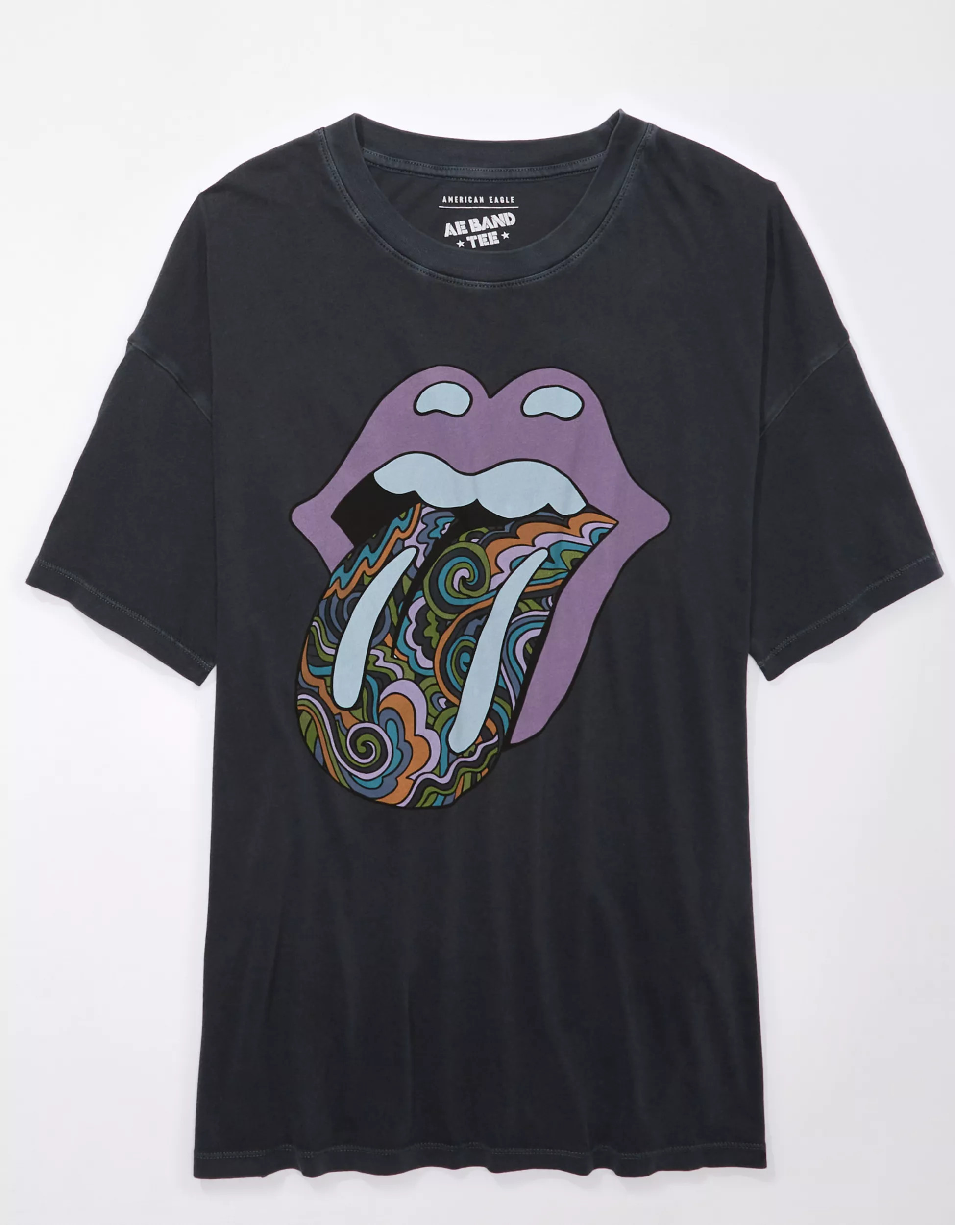 AE Oversized Rolling Stones Graphic Tee | American Eagle Outfitters (US & CA)