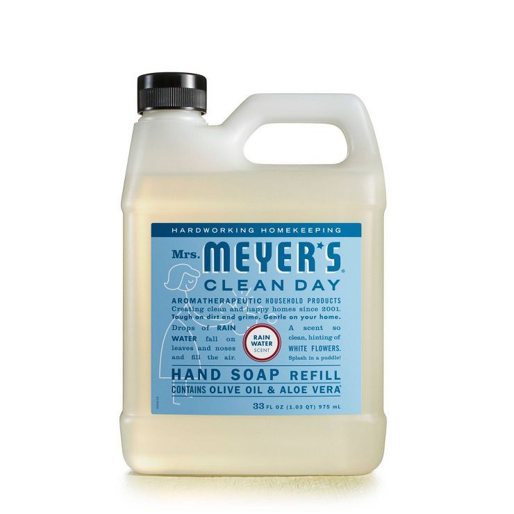 Mrs. Meyer's Clean Day Rain Water Hand Soap Refill - 33 fl oz | Target
