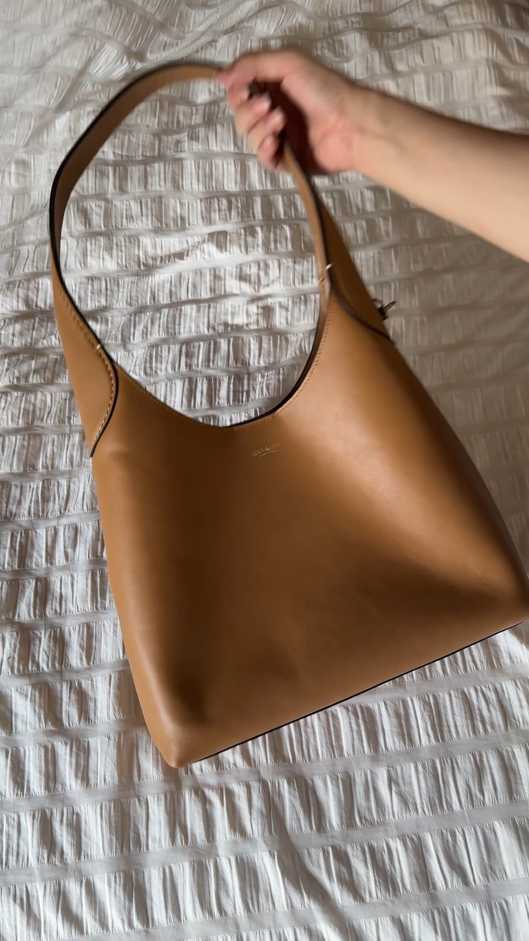 Coach Brooklyn shoulder 28 Honey Brown. 

#LTKStyleTip #LTKOver40 #LTKSummerEdit