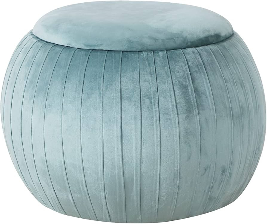 AFBKSS&BB Storage Stool, Child Velvet Storage Ottoman, Toddler Ottoman with Storage, Children Sho... | Amazon (US)