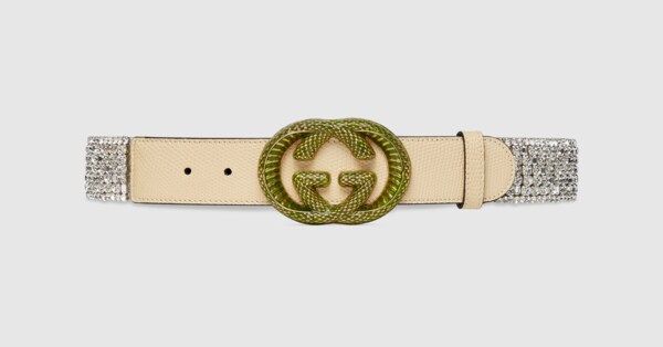 Gucci Lizard belt with Interlocking G | Gucci (US)