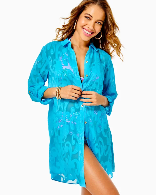 Natalie Shirtdress Cover-Up | Lilly Pulitzer