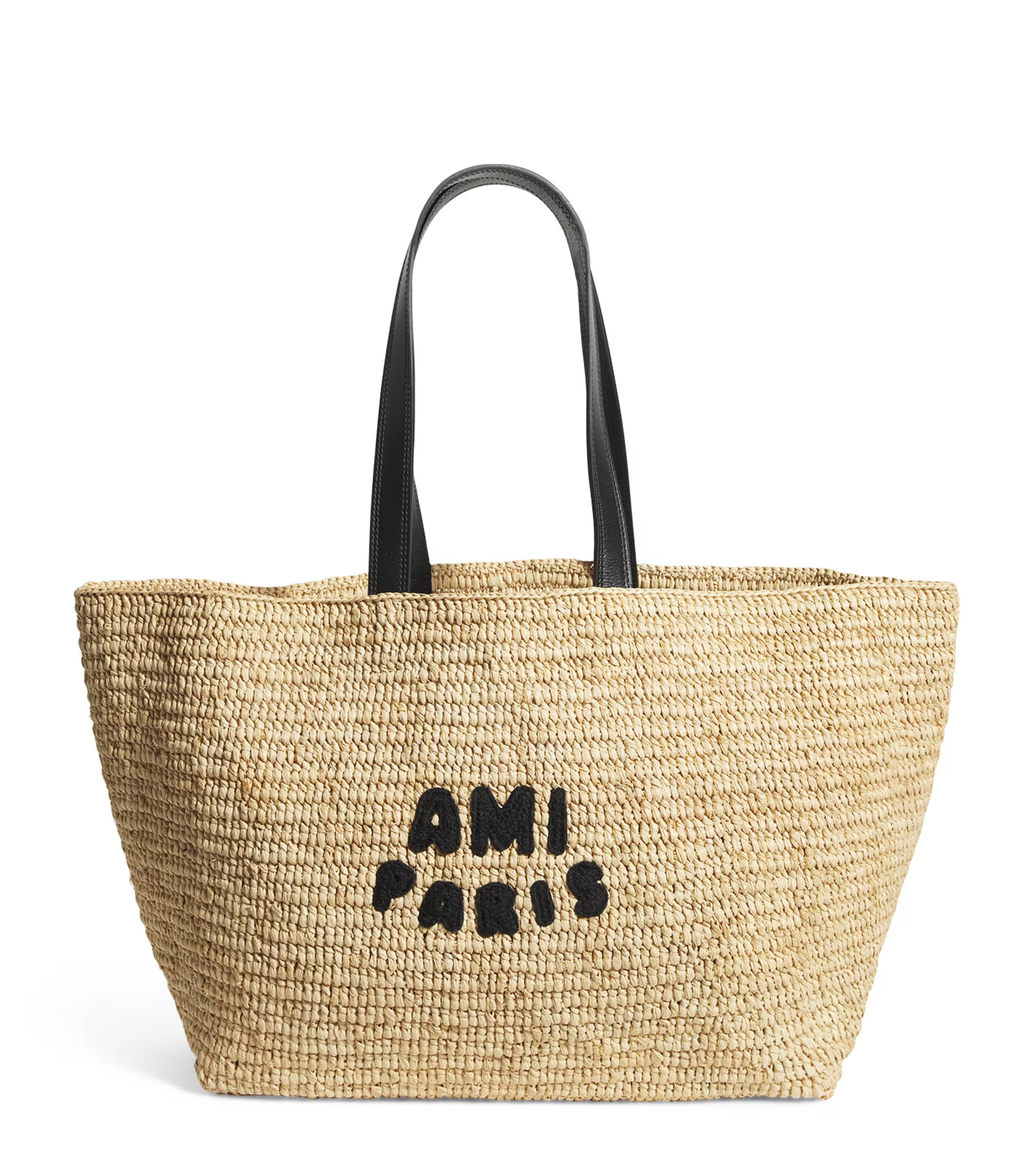 Ami Paris Raffia Logo Tote Bag | Harrods