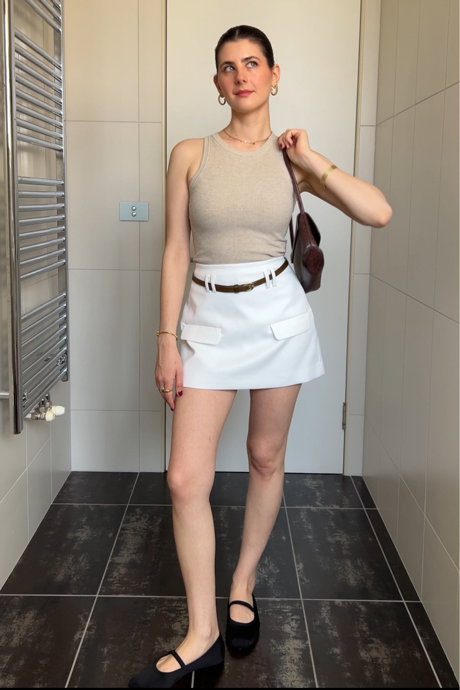 Top: dissh
Skort : linked exact 
Shoes: Zara code 3525/110
Bag: glassons

#LTKshoecrush #LTKaustralia