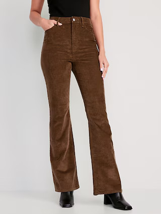 Higher High-Waisted Flare Corduroy Pants for Women | Old Navy (US)